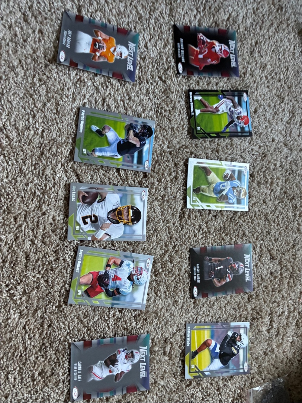 Football Trading Card Set - Multi-Color